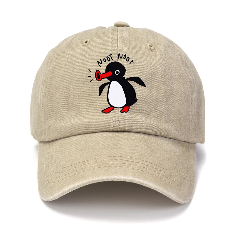 Color: Black, Size: Adjustable - Noot Baseball Cap Men Hats Women Visor Protection Snapback Pingu Pinga Penguin TV Caps