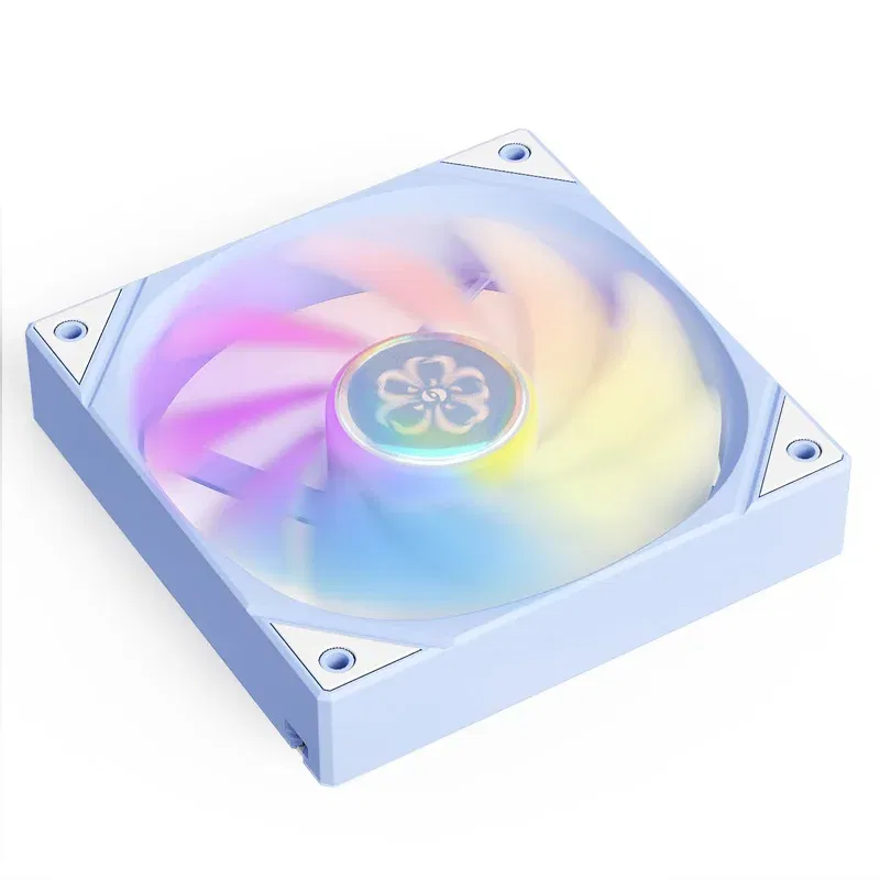 Color: Blue, Blade Color: Other, RGB Support: A-RGB - ZEAGINAL YESTON YT-120 Chassis cooling fan 120x120x25mm/800~1800RPM The Cherry pupil flower marries theme