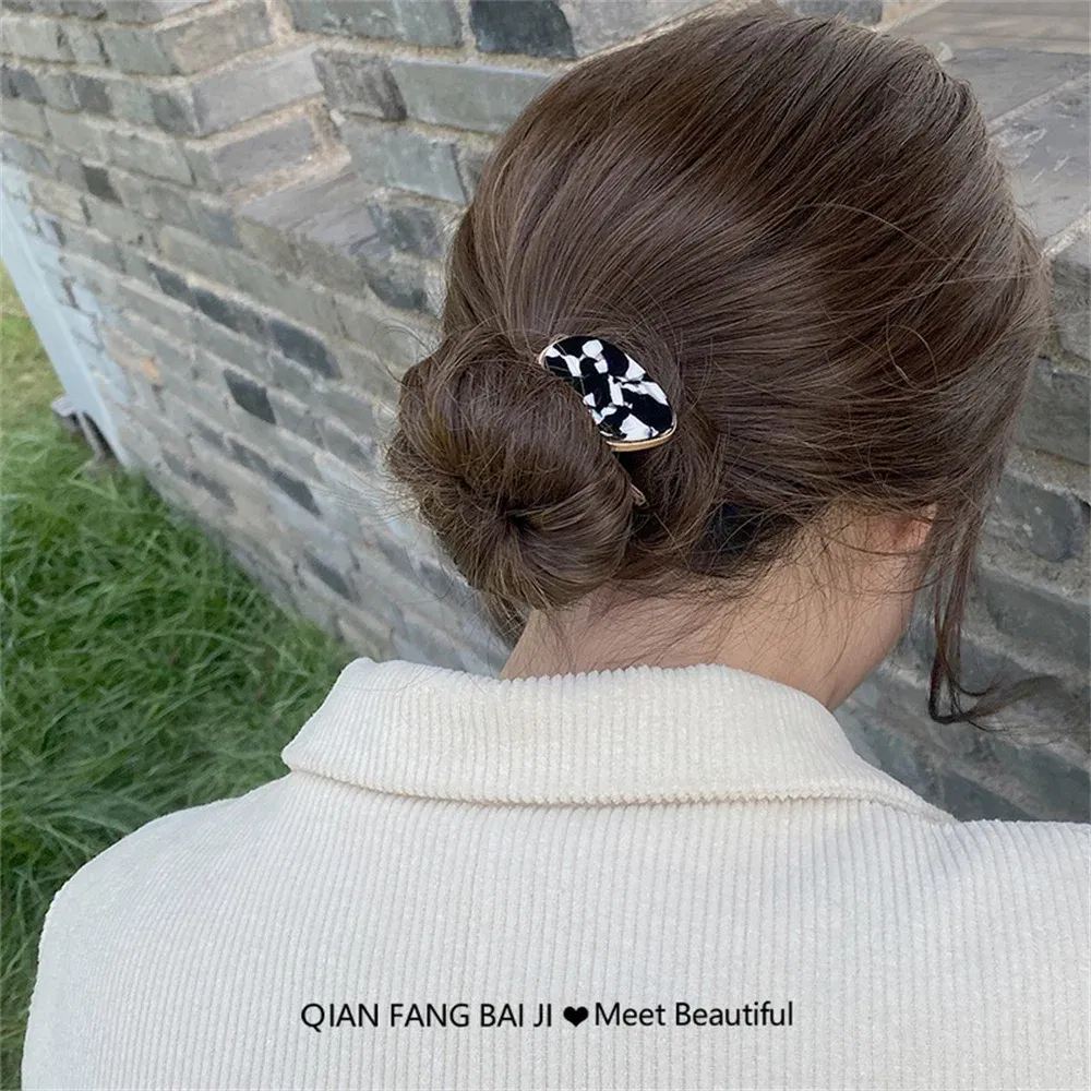 Color: Red - Fashion Simple Elastic Hair Band Women Temperament Scrunchies Hair Ties Ponytail Holder Gum Headwear Girls Hair Accessories