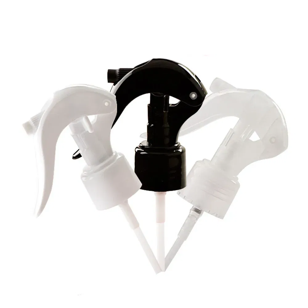 Color: Light Grey, Specifications: 60ml - Plastic 24-410 28-410 mini trigger sprayer with 6.3 inch dip tube with lock button