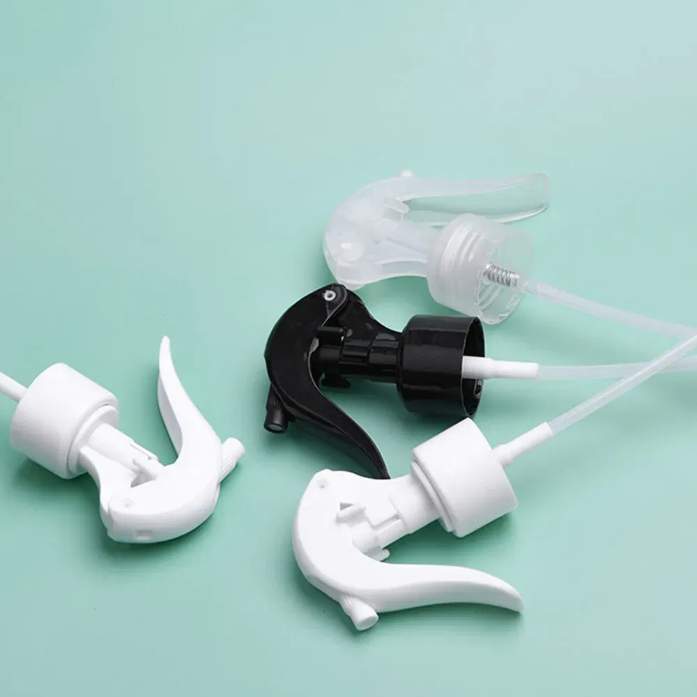 Color: Light Grey, Specifications: 60ml - Plastic 24-410 28-410 mini trigger sprayer with 6.3 inch dip tube with lock button
