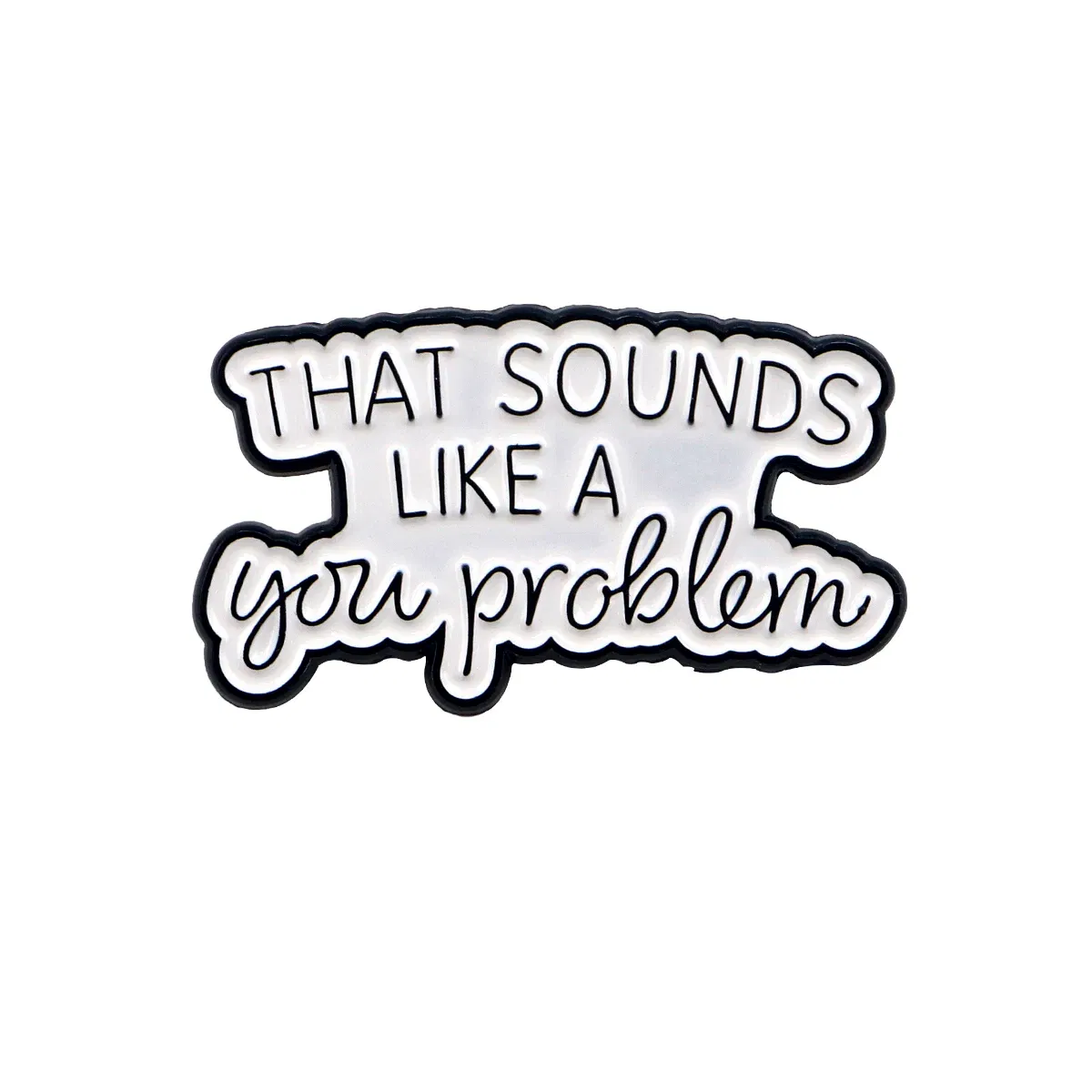 Metal color: Gold-color, Main Stone Color: MULTI - Quotes Enamel Pins Cartoon Women's Brooches Men Lapel Pins Letters Badge on Backpack Costume Accessories Phrase Jewelry Gifts