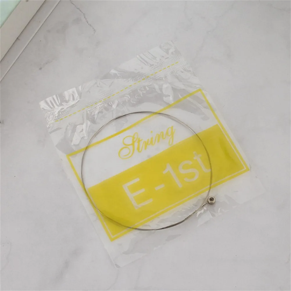 Color: WHITE, Ships From: CHINA - Acoustic Guitar Strings E B G D A Single String Gauges 012 014 024 027 035 040 Musical Instrument Guitars Strings Guitar Part