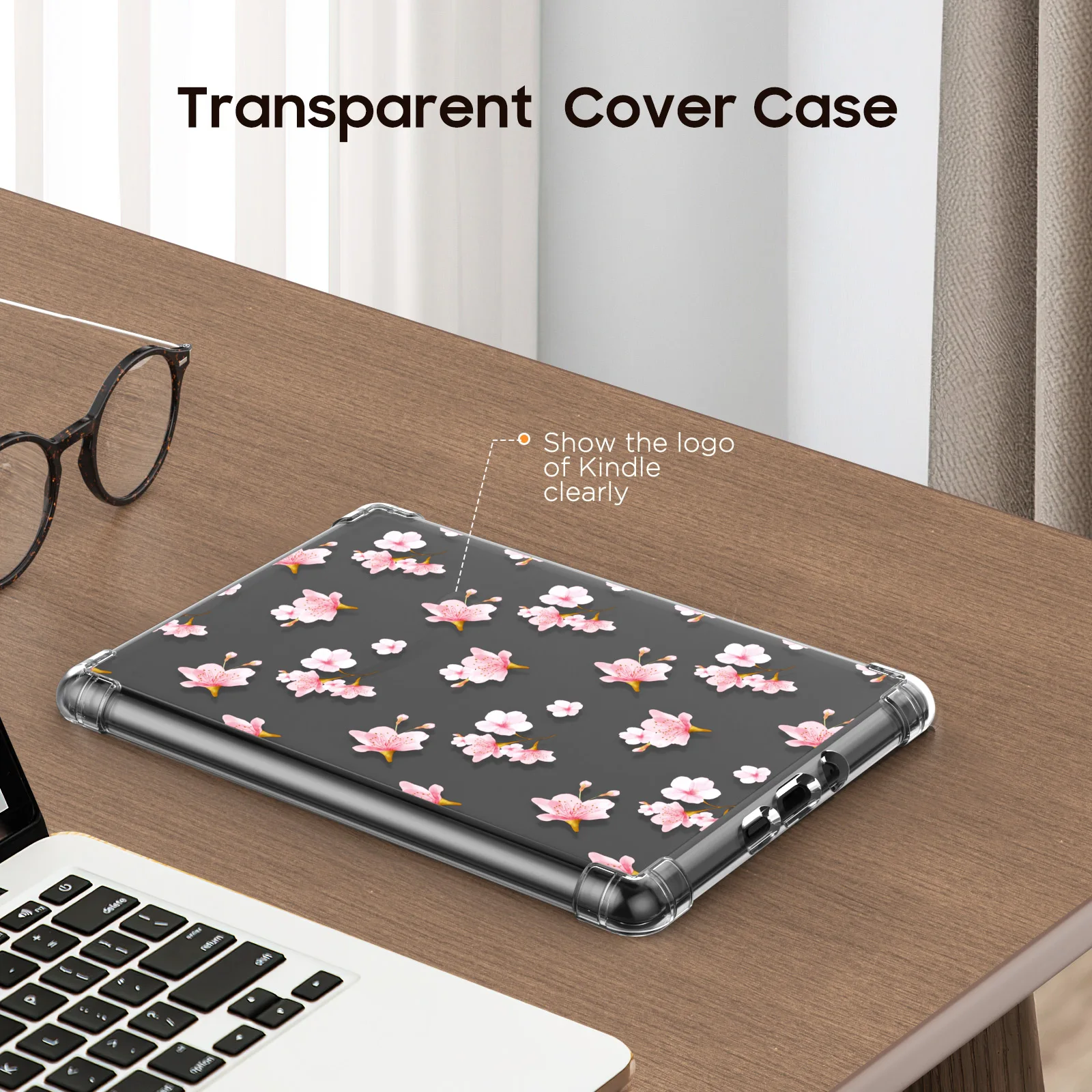 Color: GRAY, Size: eleven - Case for 6.8" Kindle Paperwhite (11th Generation-2021) Ultra Clear Soft Flexible Transparent TPU Skin Bumper Back Cover Shell