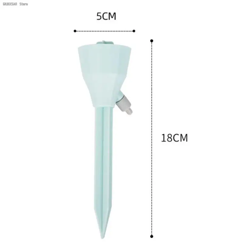 Color: WHITE - 1X Adjustable Drip Irrigation System Automatic Self Watering Spikes for Plants Indoor Outdoor Potted Plants Irrigation System