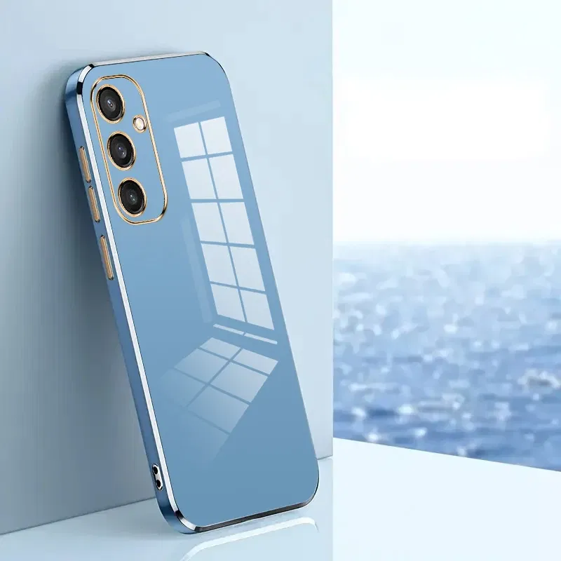 Material: Denim, Color: Black - TPU Electroplating Case for Samsung Galaxy Note 10 20 Plus UItra S20 FE S21FE S21 S22 S23 S24 Plus Uitra A52 A71 A51 A72 Cover