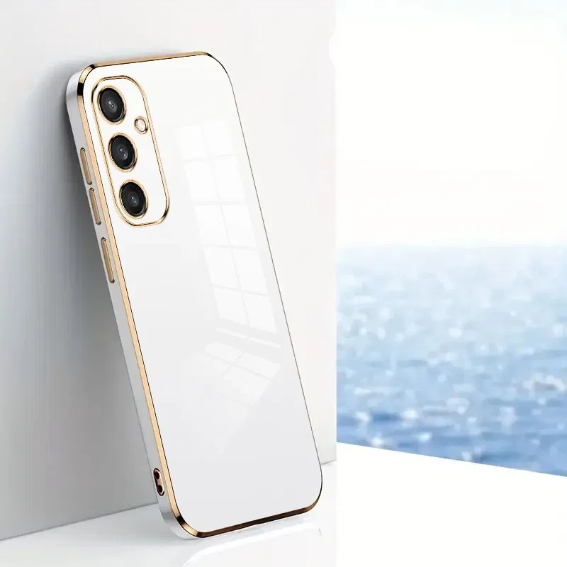 Material: Denim, Color: Black - TPU Electroplating Case for Samsung Galaxy Note 10 20 Plus UItra S20 FE S21FE S21 S22 S23 S24 Plus Uitra A52 A71 A51 A72 Cover