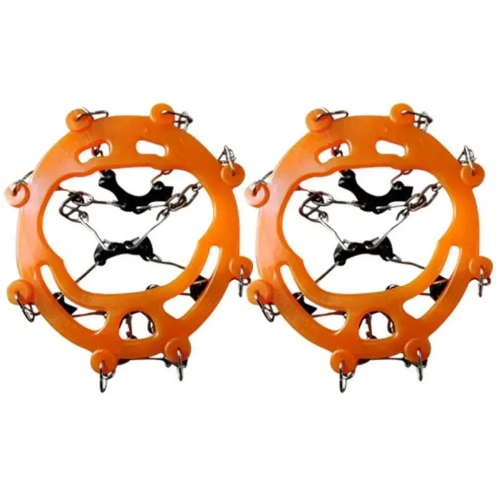 Shoe Size: 12.5, Ships From: CHINA - Outdoor Winter Hiking Climbing Snow Spikes Crampons Cleats Chain Claws Grips Boots Cover Ice Gripper Spike for Shoes Anti