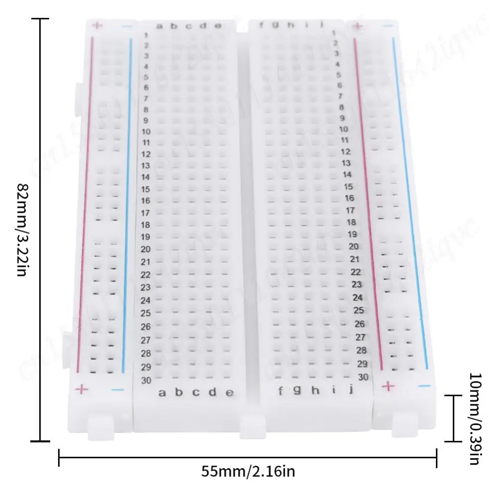 Color: Orange, Ships From: CHINA - 1-10Pc 400 Tie Points Solderless PCB Breadboard Spliceable Universal MB102 Breadboard DIY Bread Board for Experiment Test Robot
