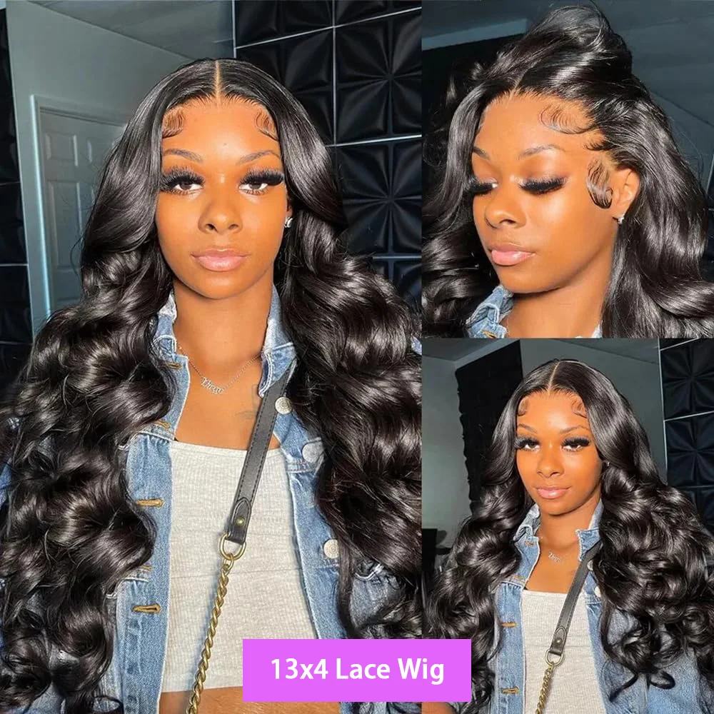 Color: #1, Ships From: CHINA, Stretched Length: 18inches, Density: 150% - Body Wave 13x6 Lace Front Wigs Human Hair 200 Density Brazilian Remy Human Hair Wigs 13x4 Transparent Lace For Women 30 32 Inch