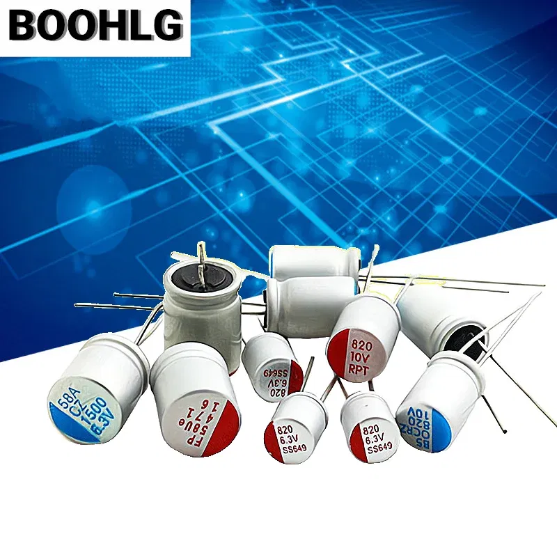 Capacitance: 4.7pF - 10PCS 100UF 270UF 330UF 470UF 560UF 680UF 820UF 1000UF 1200UF 2.5V 4V 6.3V 10V 16V New Motherboard Graphics Card Solid Capacitor