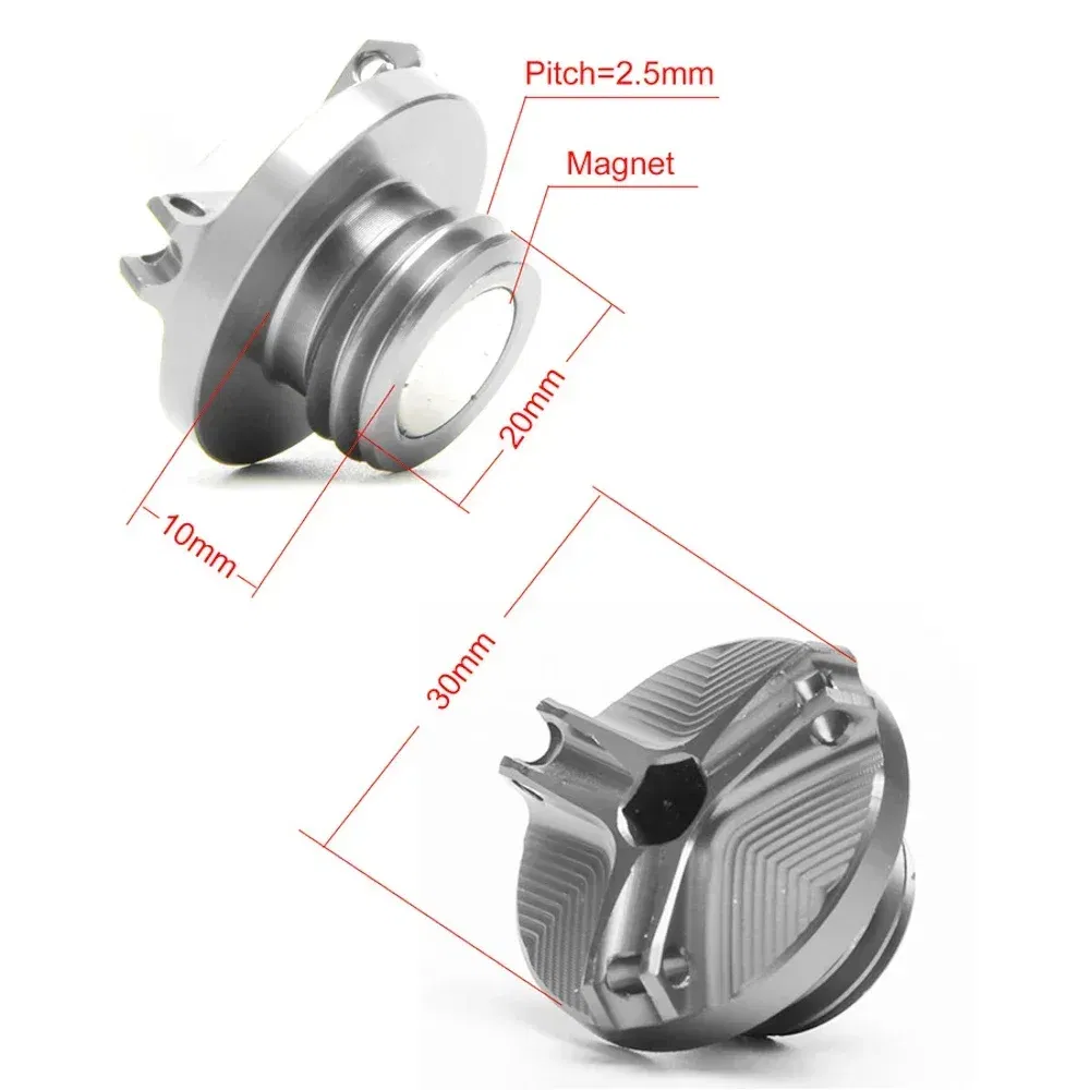 Color: Dark Grey - For YAMAHA TMAX 530 500 560 TMax530 SX DX TECH MAX Accessories Motorcycle Brake Oil Fluid Cap Master Cylinder Reservoir Cover