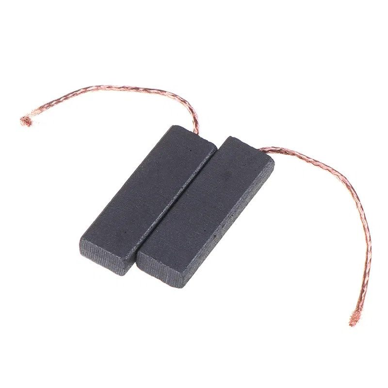 2pcs Black Carbon Brush Motor 5*13.5*40mm With 70mm Length Lead For Washing Machine
