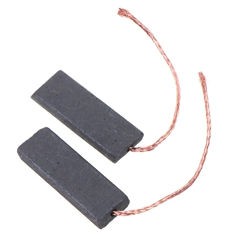 2pcs Black Carbon Brush Motor 5*13.5*40mm With 70mm Length Lead For Washing Machine