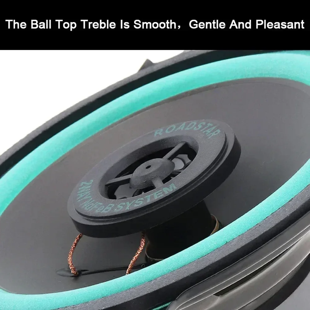 Size: 8" - 4/5/6.5 Inch Car Speakers HiFi Coaxial Subwoofer Universal Automotive Audio Music Full Range Frequency Car Stereo Speaker 1pcs