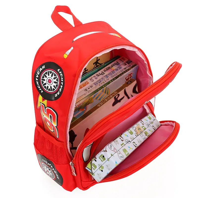 Disney car children's bag kindergarten boy safety backpack primary school students 3-6 years old