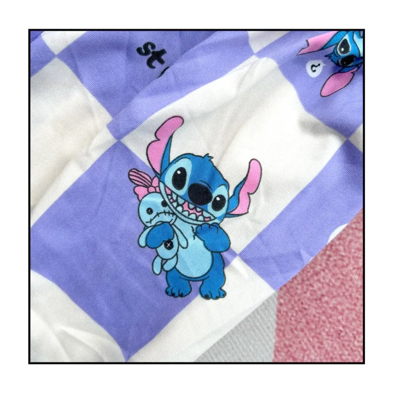 Color: GRAY, Kid Size: 8T - 2pcs/set New Disney Stitch Children Pyjamas for Boys and Girls Sets Kid Minnie Home Wear Travel Casual Sleepwear Suit Cute Gift