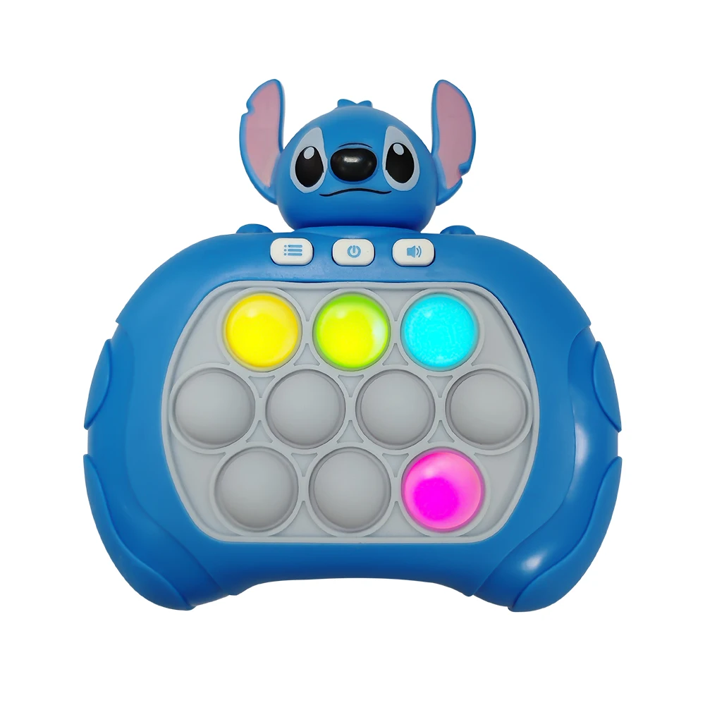 Color: Trans-black - 2024 New Pikachu Quick Push Game Pop Up Fidget Bubble Electronic Pop it Pro Game Light AntiStress Toys For Adult Kids Gift 2024