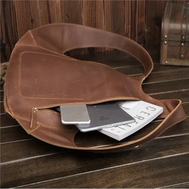 Color: black, Size: 15 inches, Ships From: CHINA - 2108 Man Woman Backpack Genuine Leather Shoulder Anti-theft Back Zipper Ipad Phone Pocket Pouch Business Travel Mochila Gifts