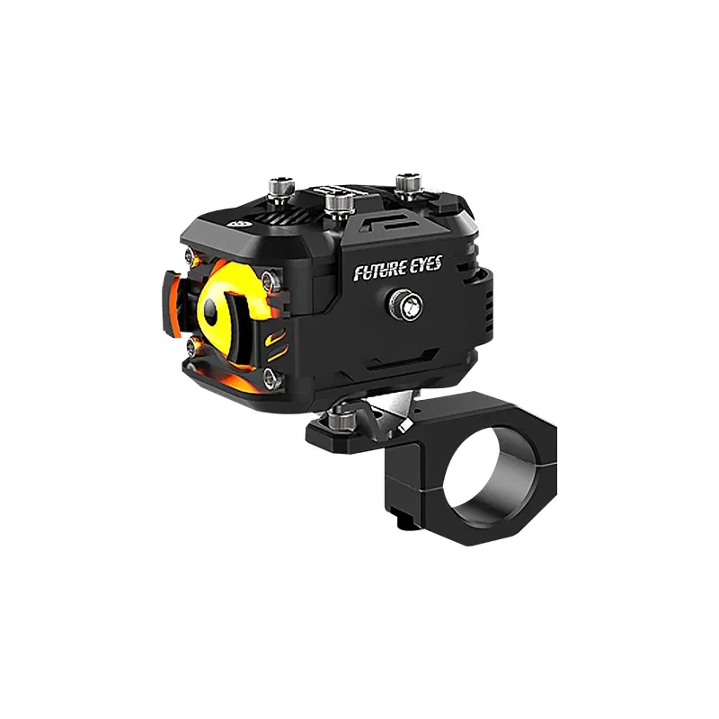 Color: Dark Grey, Ships From: CHINA - Future Eyes F150 Motorcycle Led Spotlight 6000 LM Electric Vehicle Auxiliary Road Far And Near Light Tangent Light Flashing Lens