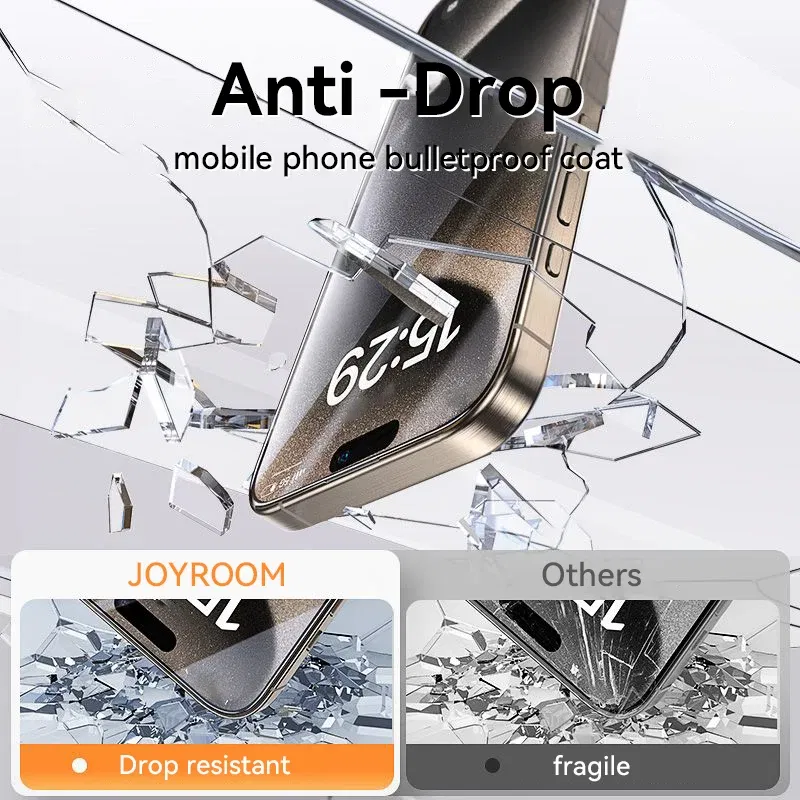 Bundle: Bundle 4, Material: pet - Joyroom 1/2/3pcs HD Glass Screen Protector for iPhone 15 14 13 12 11 Pro Max Full Screen Tempered Glass Protection for iPhone 15