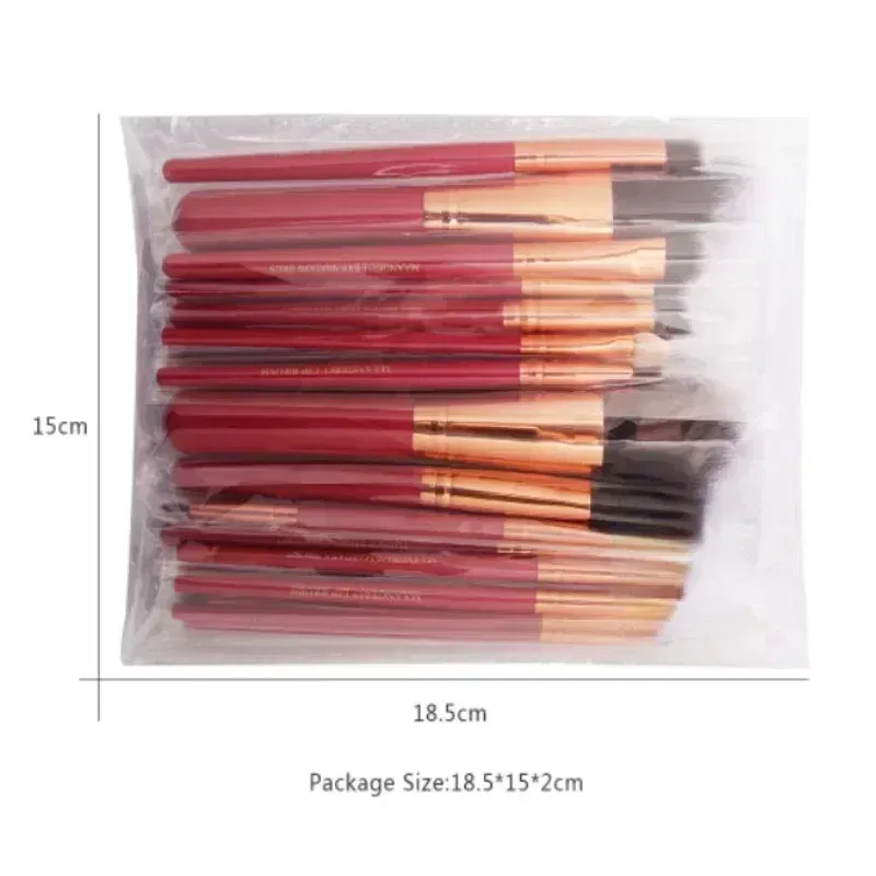 Handle Color: green - 3/13/22pcs Professional Makeup Brushes Tools Set Make Up Brush Tools Kits for Eyeshadow Eyeliner Cosmetics Brushes Maquiagem