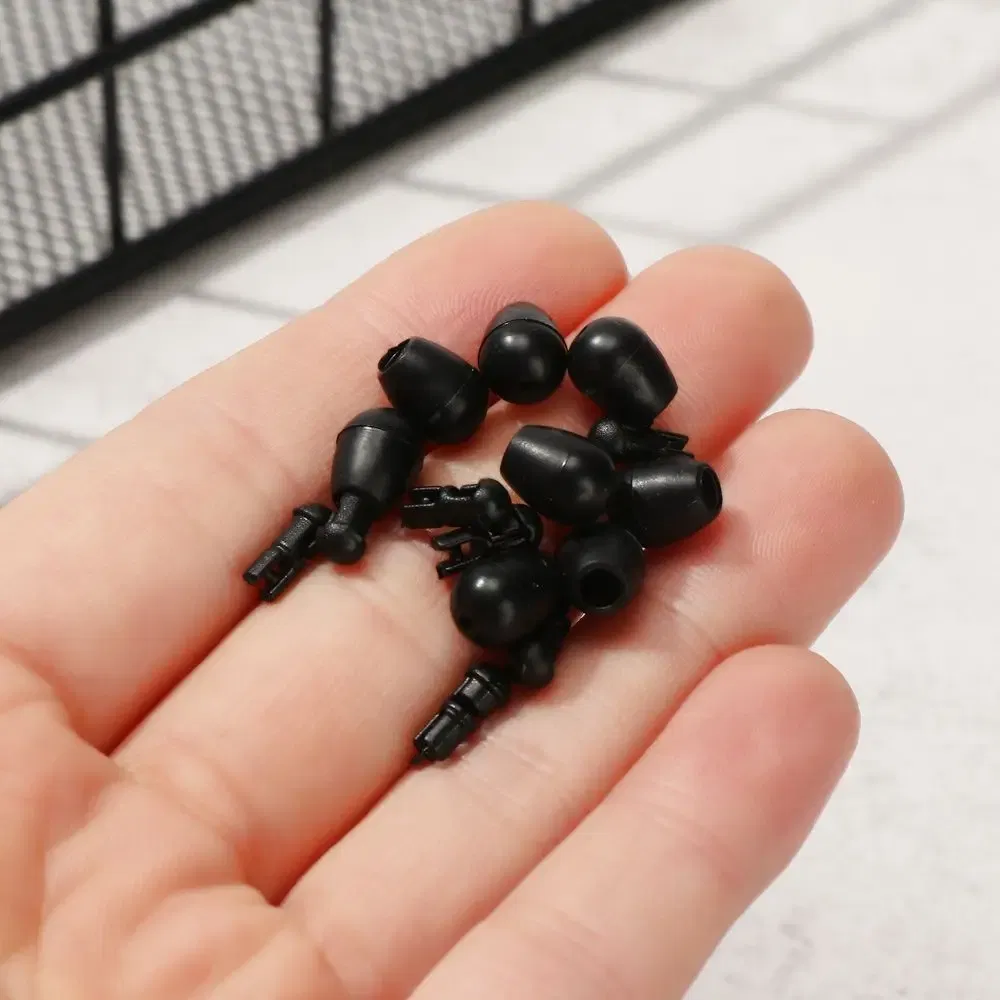 Color: Brown - 20pcs/set Beads Quick Change Carp Terminal Tackle Method Feeder Fishing Tools Connector Fish Tackles Pesca Iscas Accessories