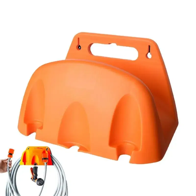 Color: Black, Ships From: CHINA - Garden Hose Hanger Wall Mounted Heavy Duty Hose Hanger Durable Water Hose Holder Garden Hose Hooks Hose Rack For garden Outside