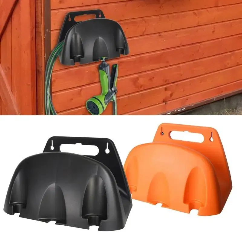 Color: Black, Ships From: CHINA - Garden Hose Hanger Wall Mounted Heavy Duty Hose Hanger Durable Water Hose Holder Garden Hose Hooks Hose Rack For garden Outside