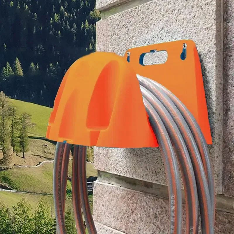 Color: Black, Ships From: CHINA - Garden Hose Hanger Wall Mounted Heavy Duty Hose Hanger Durable Water Hose Holder Garden Hose Hooks Hose Rack For garden Outside