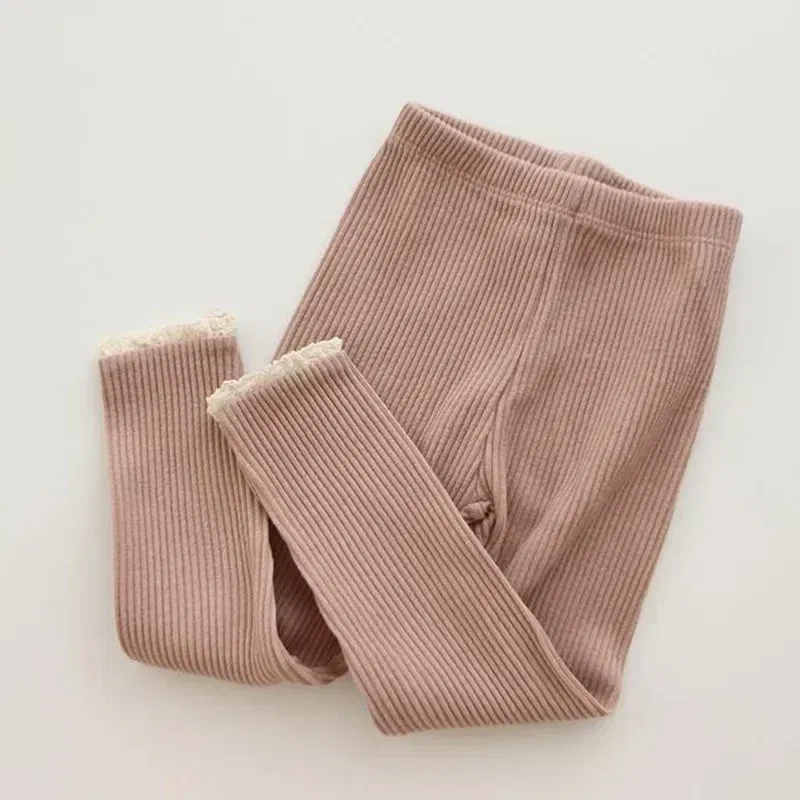 Color: SKY BLUE, Kid Size: 18M - New Infant Patchwork Leggings Cotton Baby Long Pants Toddler Girl Leggings Baby Clothing Autumn Kids Trousers