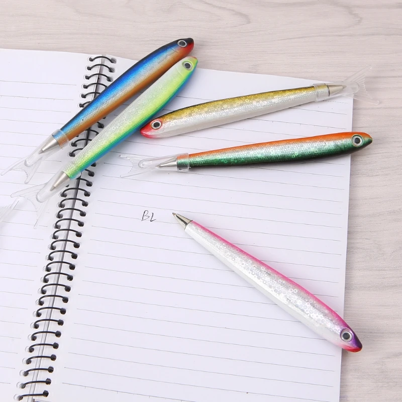 Color: Blue - Creative Fish Ballpoint Pen Ocean Signature For Stationery School Office Supply