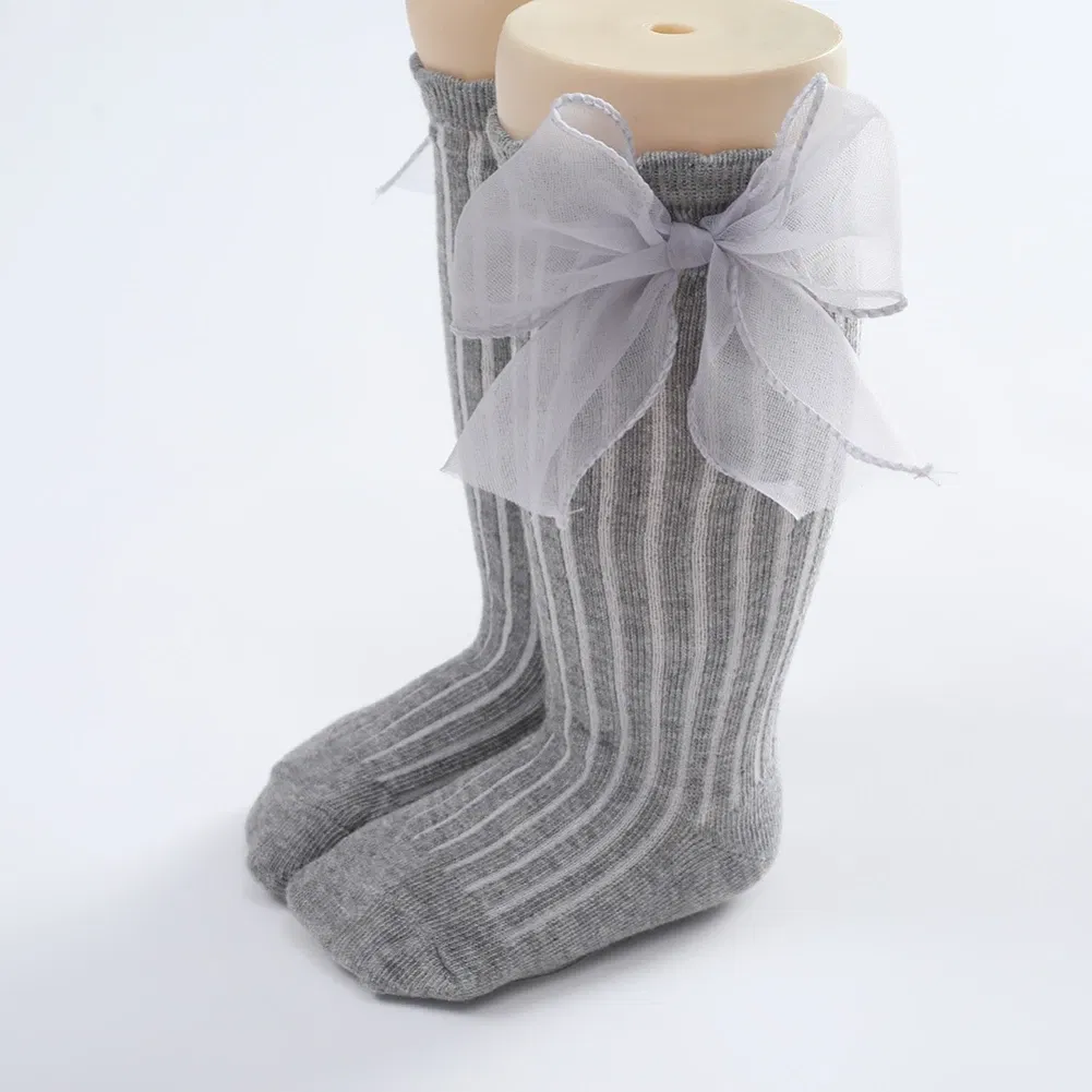Color: Pink, Kid Size: 9M, Ships From: CHINA - Jlong Toddler Cotton Solid Color Crew Socks Baby Girls Bow Tie Socks Kids Girls Cute Princess Socks 0-3 Years