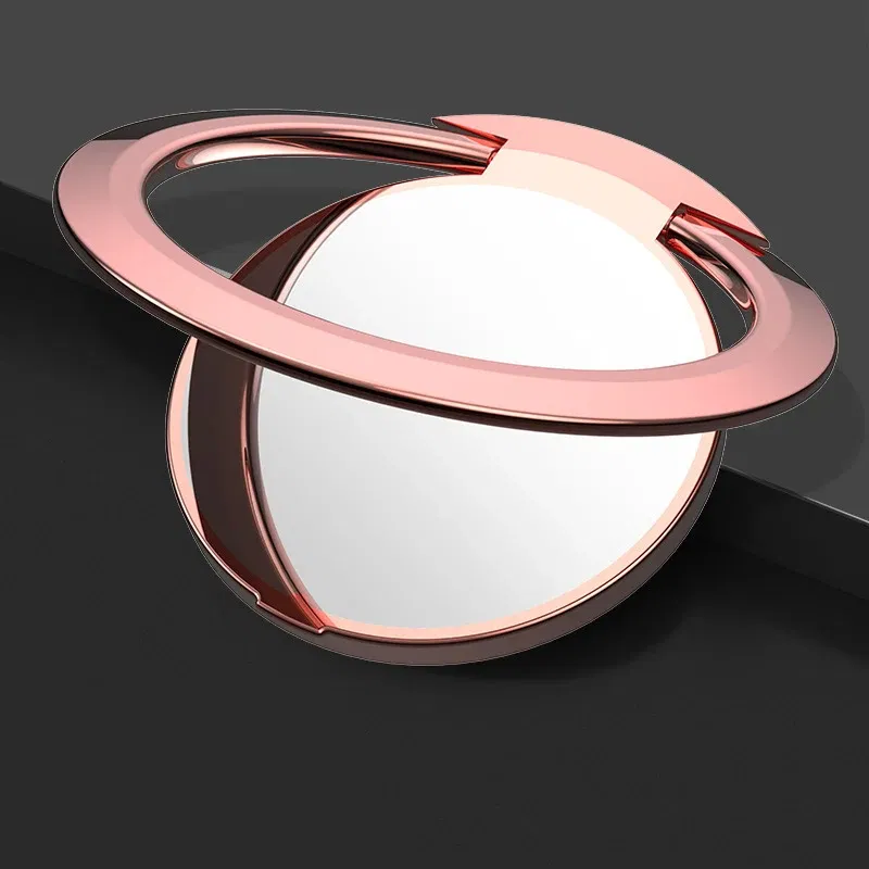 Color: Silver - Phone Ring Holder Universal Luxury Metal 360 Degree Rotation Magnetic Finger Ring Phone Holder For IPhone Samsung Xiaomi HUAWEI