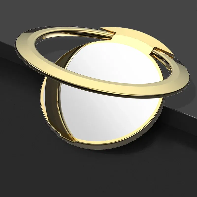 Color: Silver - Phone Ring Holder Universal Luxury Metal 360 Degree Rotation Magnetic Finger Ring Phone Holder For IPhone Samsung Xiaomi HUAWEI