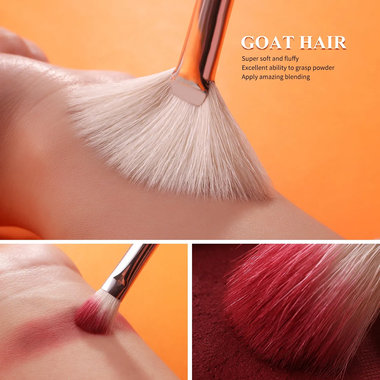 Handle Color: GRAY, Ships From: CHINA - BEILI Makeup Brush Set with Holder 30-42Pcs Professional Foundation Powder Blush Eyeshadow Blending Brushes Kit Make Up Tools