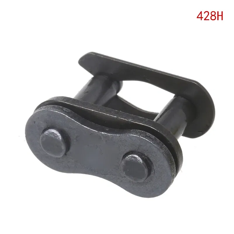 Color: Silver - 25h t8f 420 428 530 chain link master pocket dirt pit atv quad go kart and motorcycle gas scooter
