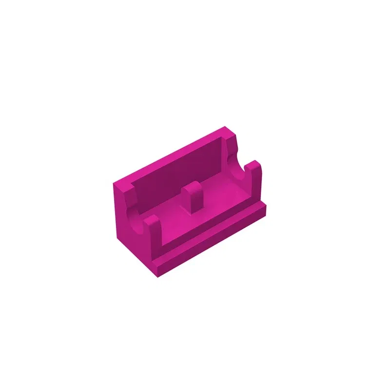 Color: plum - Gobricks 10PCs Building Blocks MOC Assembles Parts Compatible With 3937 DIY enlighten Block Bricks Educational Gift Toys 2022