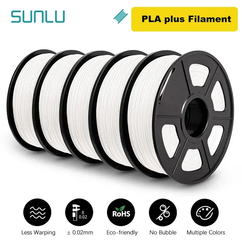 Color: Glow blue, Ships From: CHINA - Top 5KG 3D PLA/PETG/PLA PLUS/Clear Filament 1.75mm 5Roll 1KG 3D Printer Neatly Wound 3D Filament for 3D Printer& 3D Pen