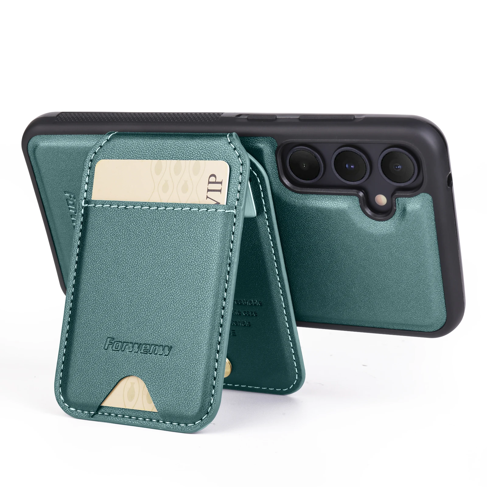 Color: Beige, Compatibility by Model: Galaxy A55 - Leather Case For Samsung Galaxy A16 A36 A56 A55 A35 A15 A25 S25 S24 Ultra S23 S22 Plus + 2 in 1 Detachable Vertical Wallet Cover
