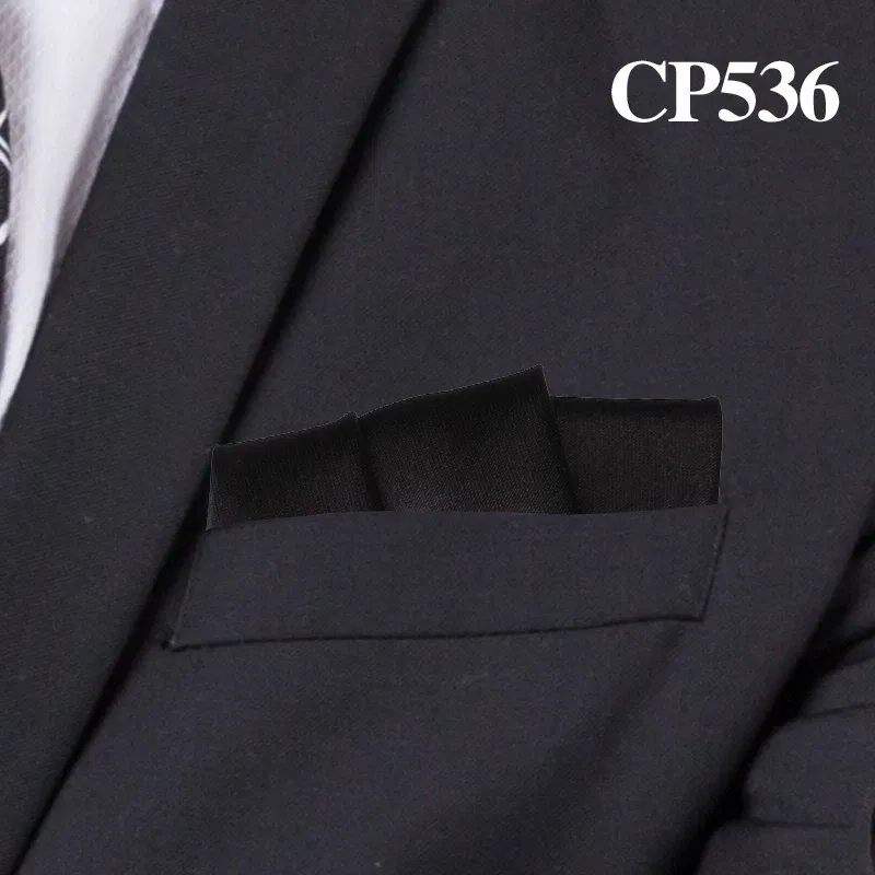 Color: Navy Blue - Satin Handkerchief For Men Candy Color Mens Suits Pocket Square Business Chest Towel Hanky Suit Napkin Solid Hankies