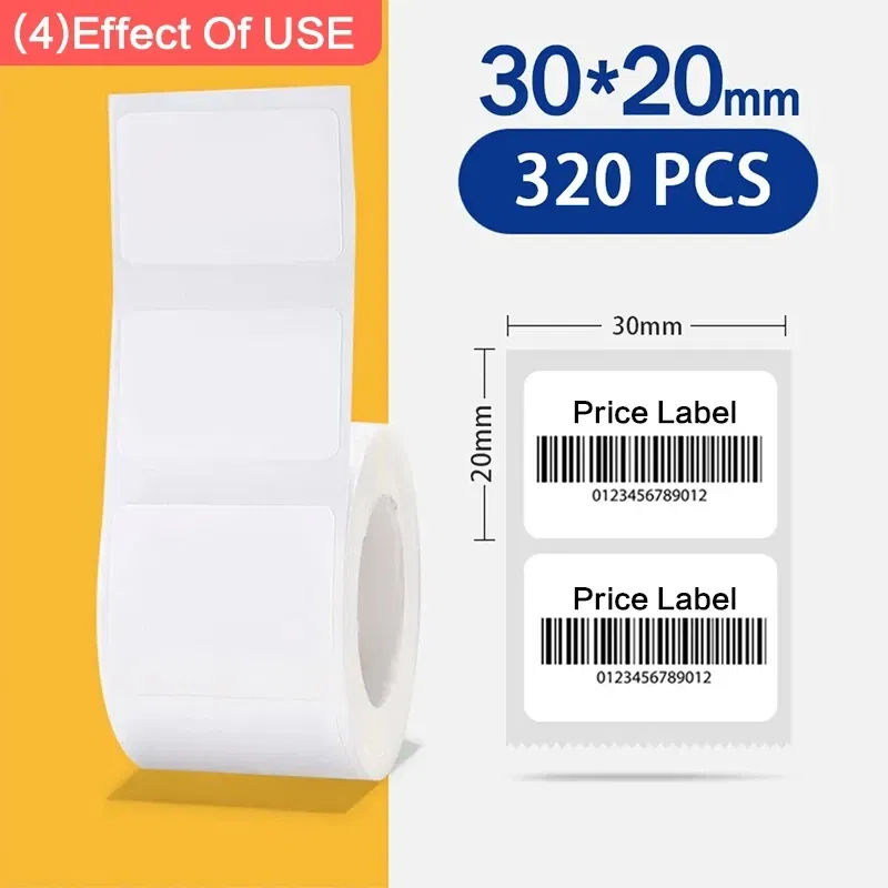 color: green - Niimbot Mini Printer Thermal Wire White/ Cable/Color/Round Sticker Self Adhesive Waterproof Sticker For B1 B21 B203