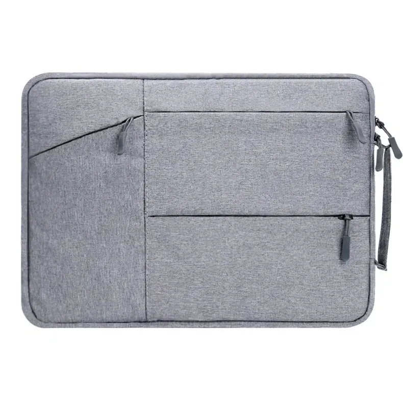Color: Beige, Size: 13" - Laptop Handbag Sleeve Case 12 13 14 15 16 inch For HP DELL Notebook Bag Carrying Bag Macbook Air Pro 15.4 15.6 Protective Cases