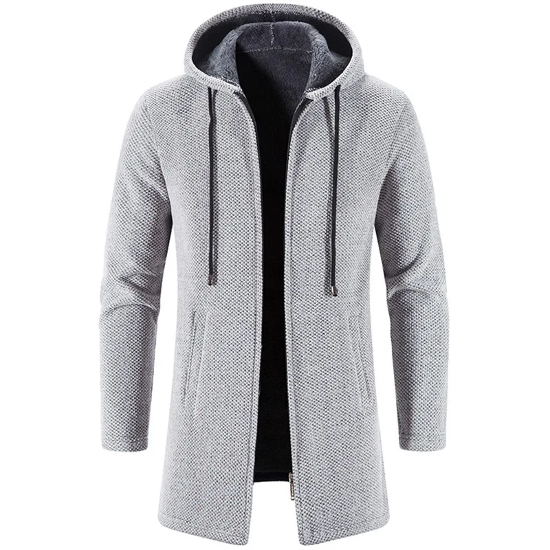 Color: black, Size: 4XL - 2025 New Autumn Men's Long Sleeve Sweatshirts for Men with Zipper Hooded Mens Oversize Winter Top Jacket Coat Warm Streetwear