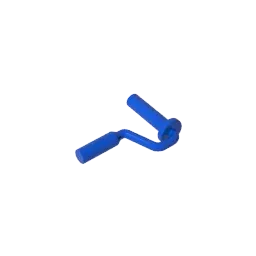 Color: Silver - Gobricks GDS-90263 Equipment Paint Roller Brush Handle Edge On Handle compatible with lego 12885 Assembles Building Blocks