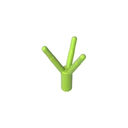 Color: Silver - Gobricks GDS-90064 Plant, Flower Stem with Bar compatible with leg 99249 Assembles Building Blocks