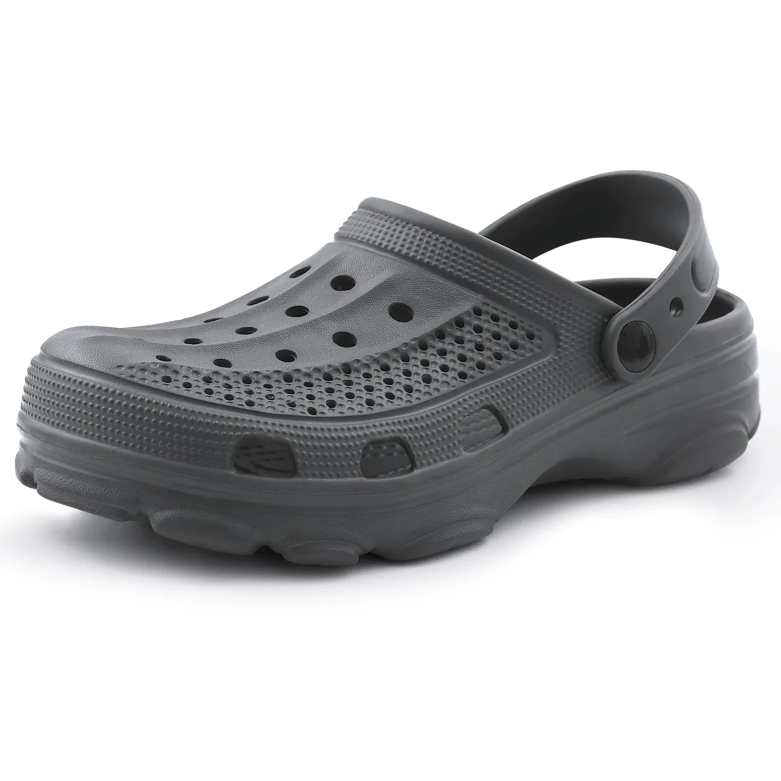 Color: Blue, Shoe Size: 37 - Smile Pop Casual Men Clogs Slippers Band Summer Slippers Outdoor Non-slip Beach Cozy Men Shoes Soft EVA Home Breathable Slippers