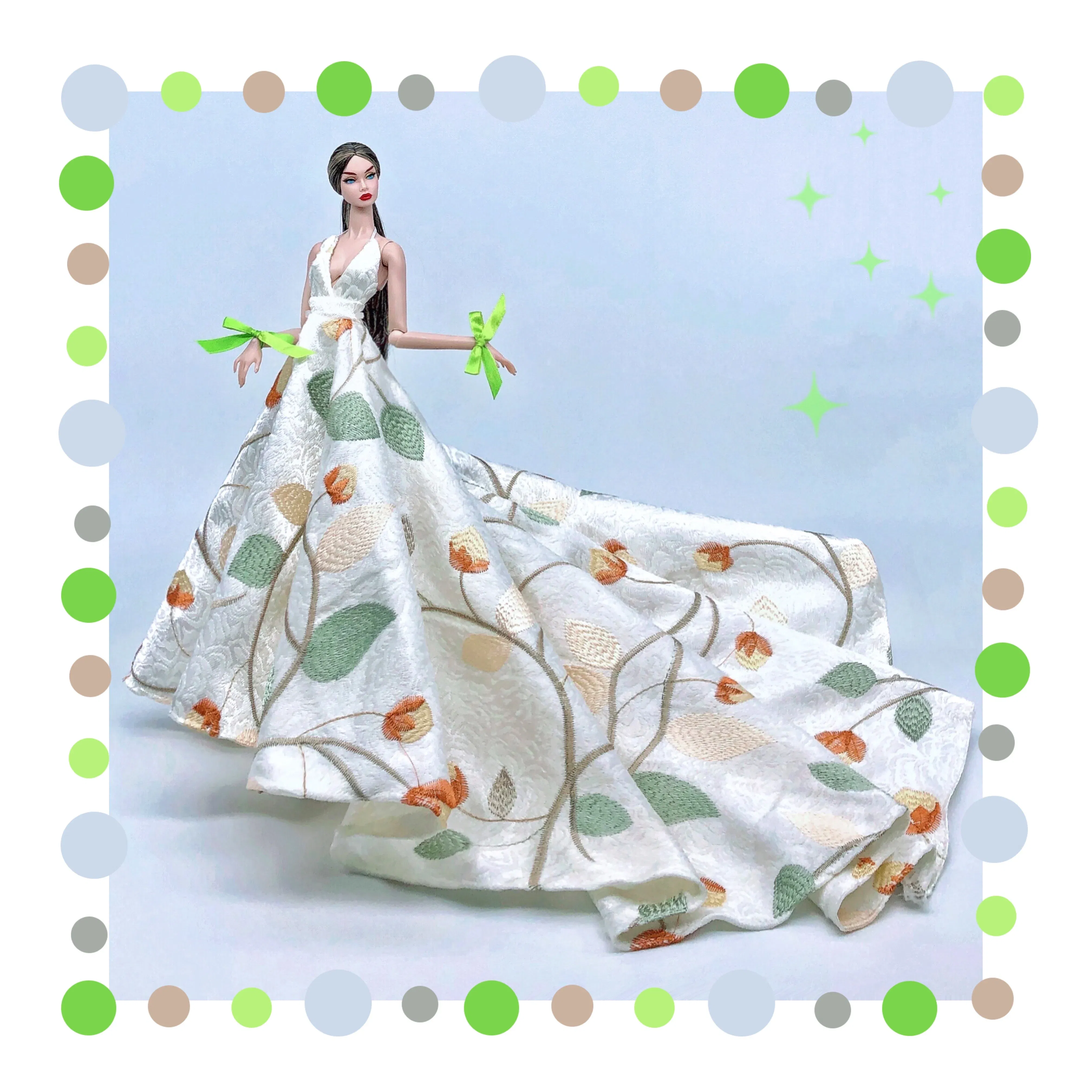 Color: Blue - for barbie clothes lot