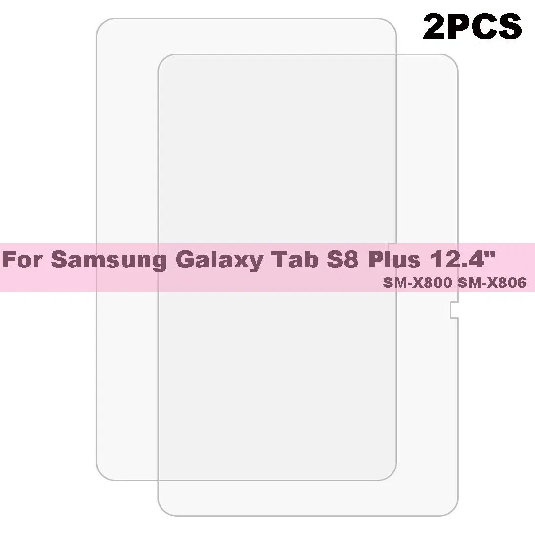 Color: Dark Grey - 2PCS Screen Protector Tempered Glass For Samsung Galaxy Tab A7 T220 T500 A8 X200 A9 S6 S7 T870 S8 X700 S9 Lite FE Plus Gen Film