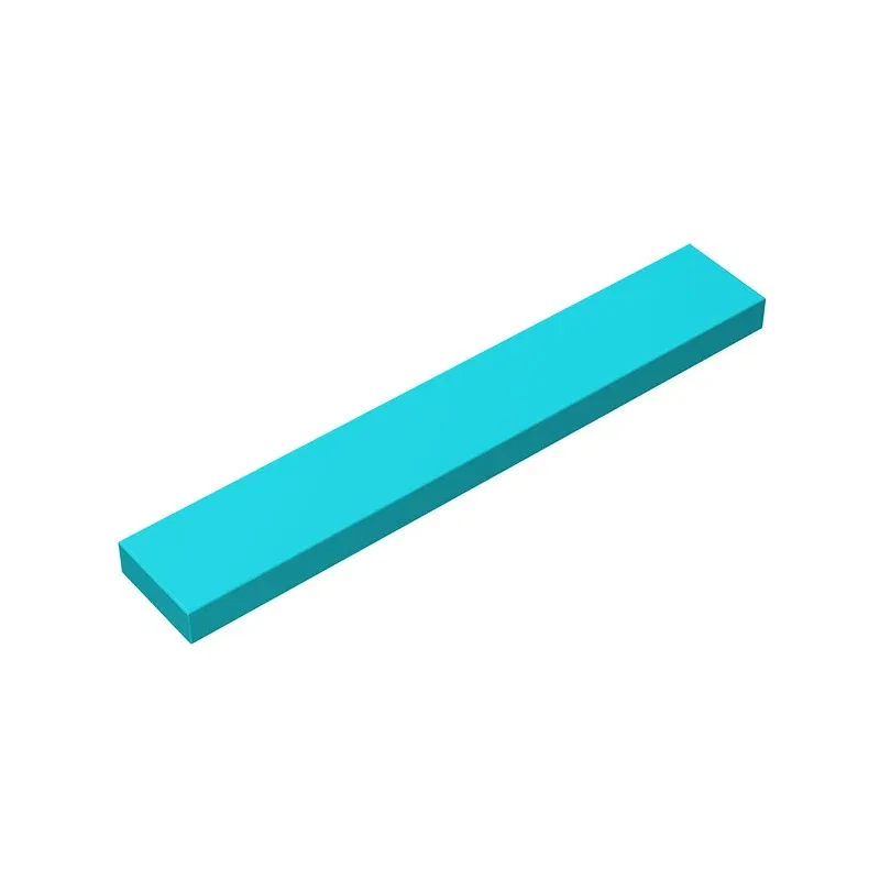 Color: RED - Gobricks GDS-564 Tile 1 x 6 compatible with lego 6636 pieces of children's toys Building Blocks Technical